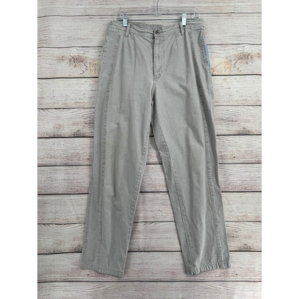 Vintage Y2K Gotcha Trousers Mens 34 Gray Cotton Straight Leg PM2414